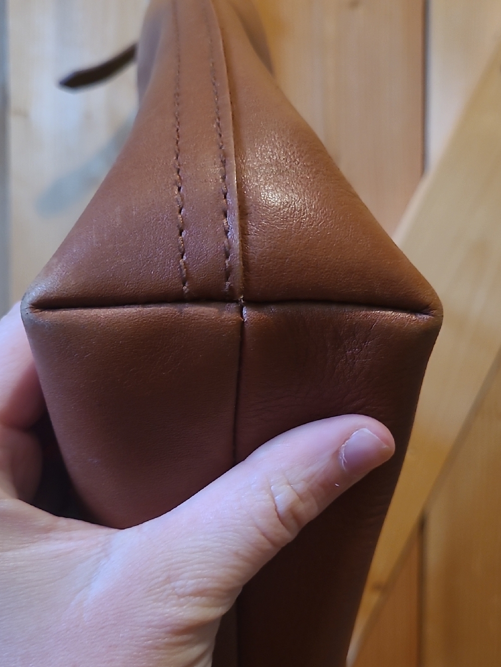 Madewell Brown Leather Tote Shoulder Bag - Picture 6 of 8